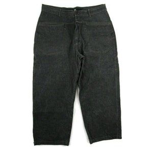 Marithe Francois Gerbaud Mens Ankle Jeans Black Denim Hight Rise Cotton Size 40